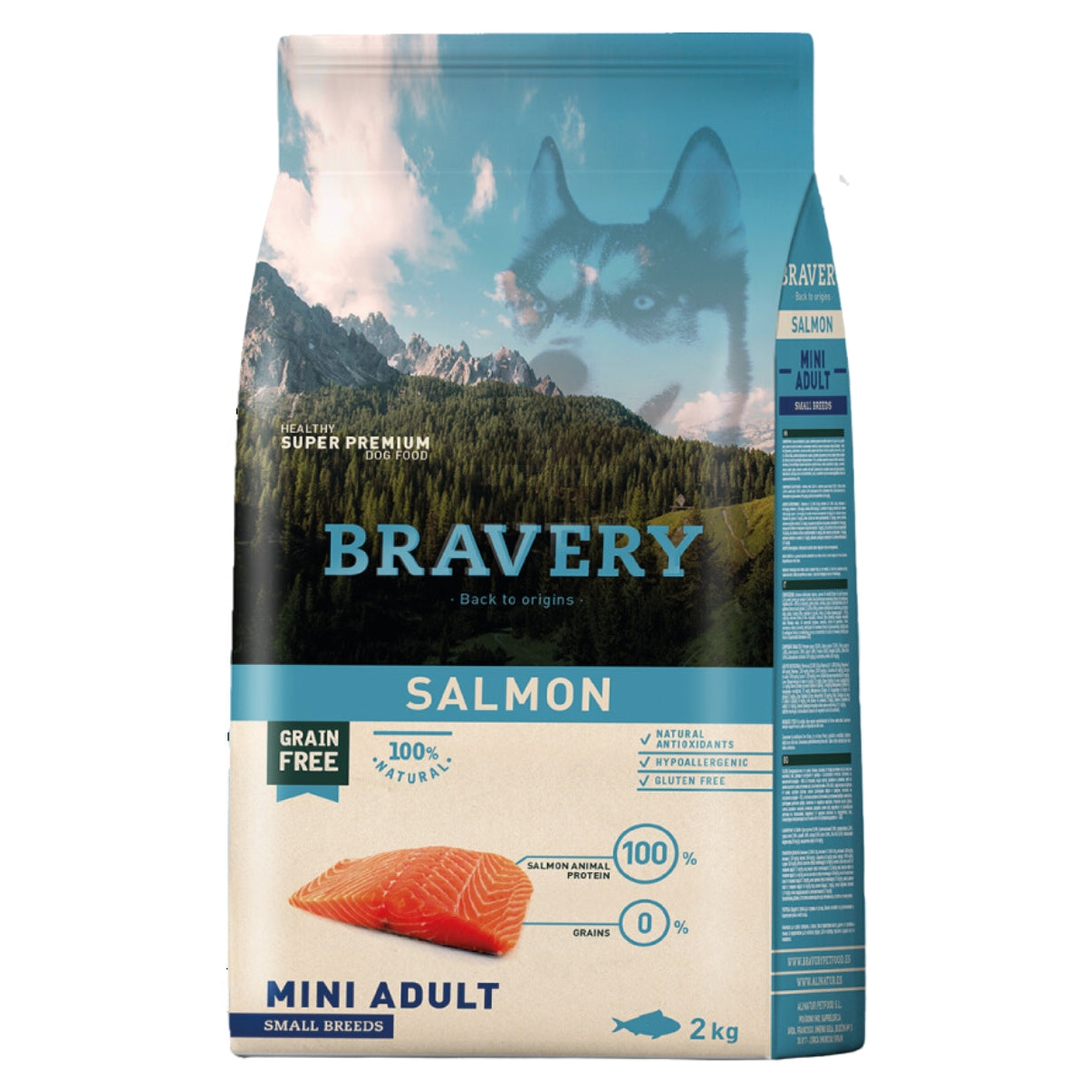BRAVERY PERRO SALMON MINI ADULT SMALL BREEDS