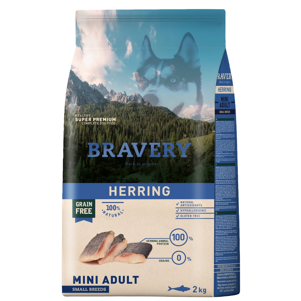 BRAVERY PERRO HERRING MINI ADULT SMALL BREEDS