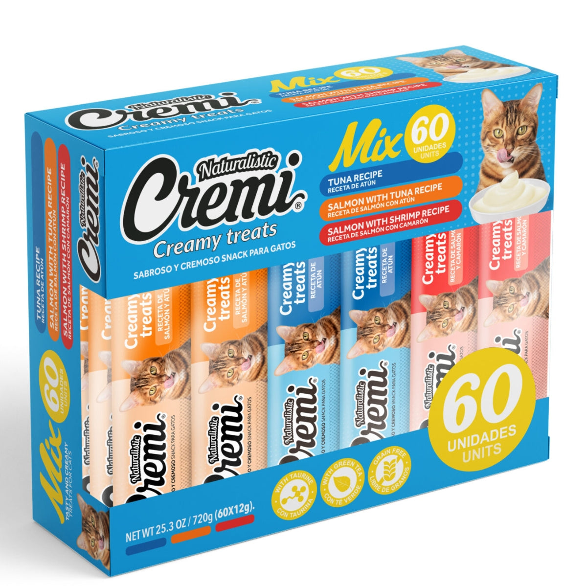 CREMI BOX GATO SEA FOOD MIX 60 TUBOS