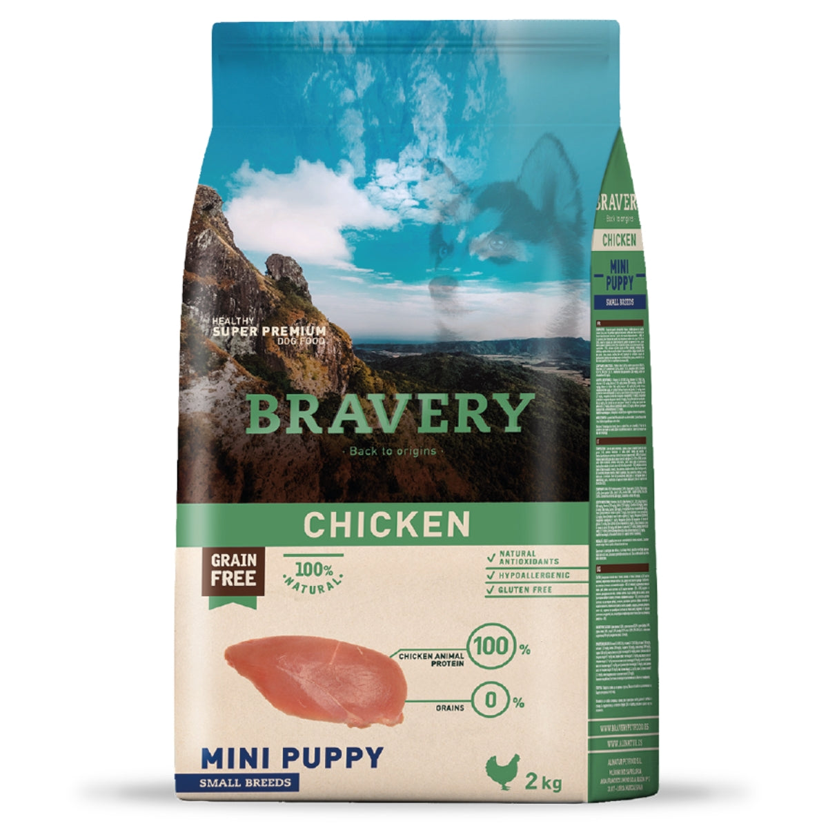 BRAVERY PERRO CHICKEN MINI PUPPY SMALL BREEDS