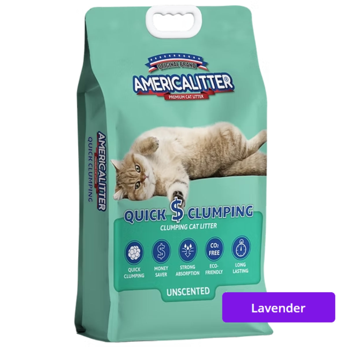 ARENA SANITARIA AMERICA LITTER QUICK CLUMPING LAVANDA