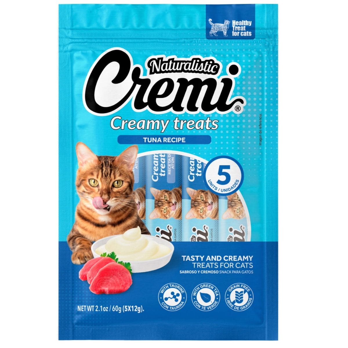CREMI GATO ATÚN 5 TUBOS