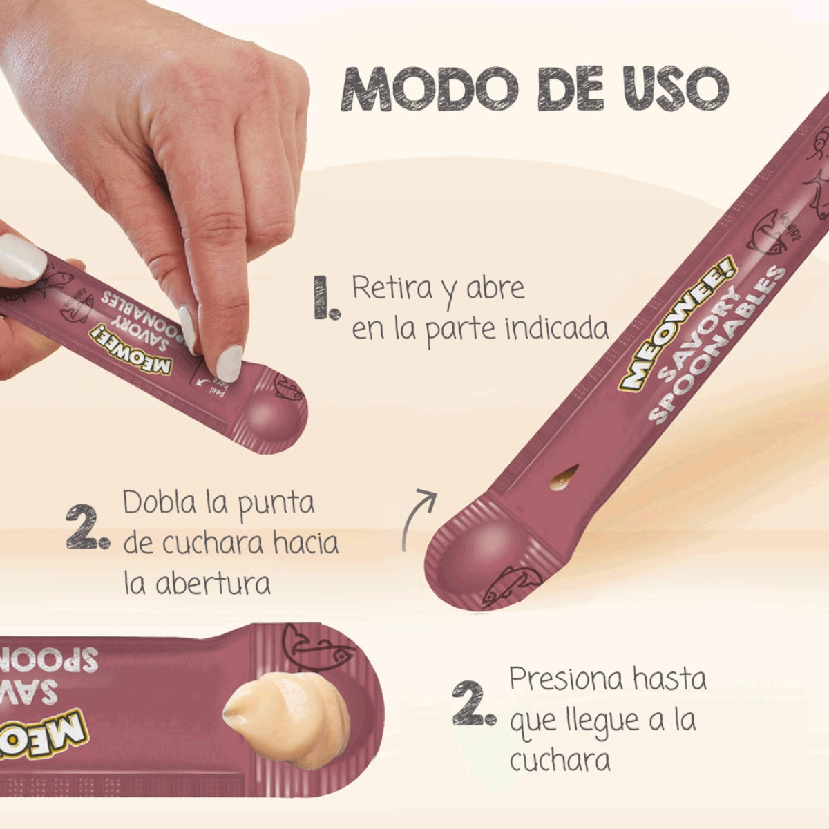 MEOWEE GATO SALMÓN ATÚN Y CAMARÓN 4 TUBOS