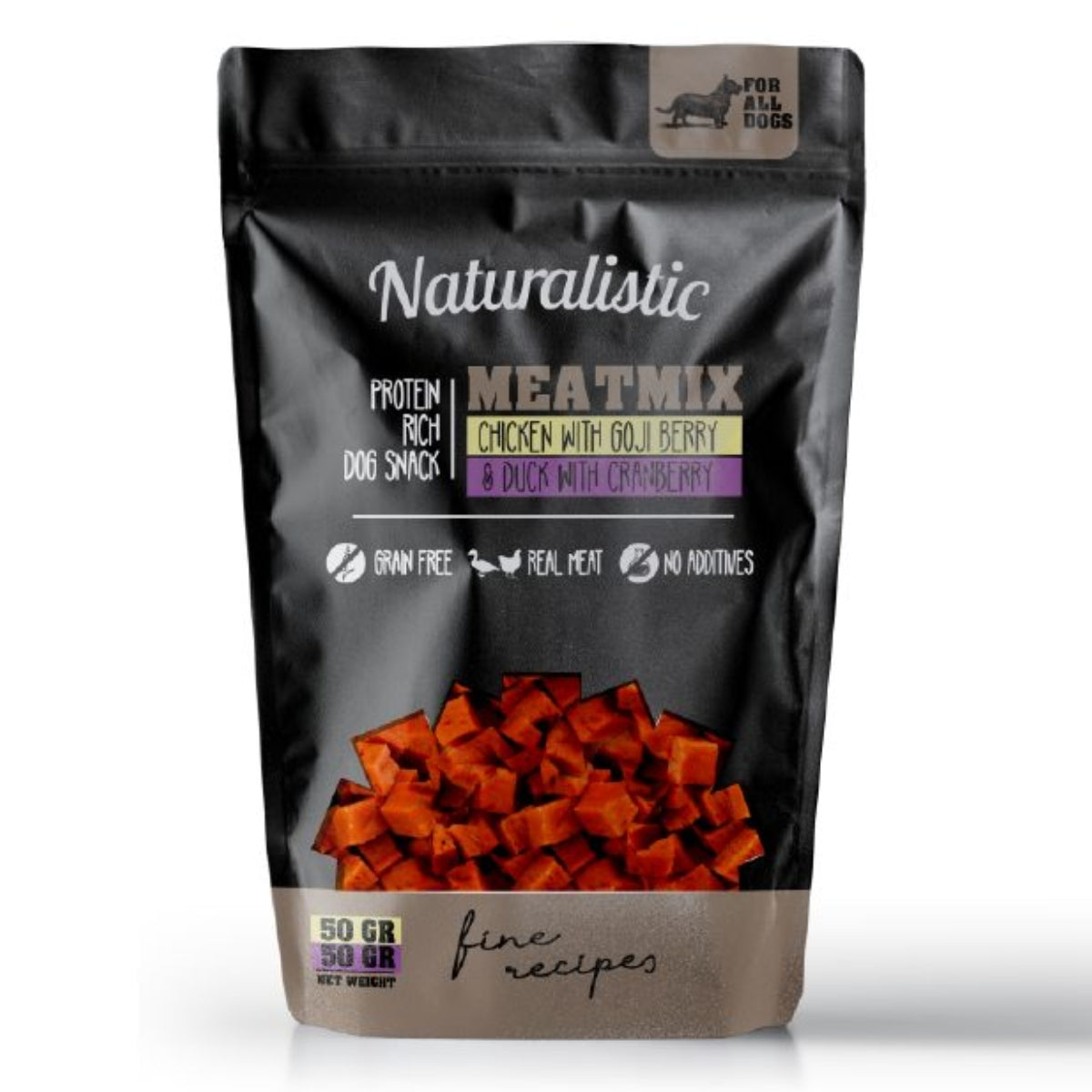 NATURALISTIC PERRO MEATMIX CHICKEN W/ GOJI BERRY & DUCK W/ CRANBERRY