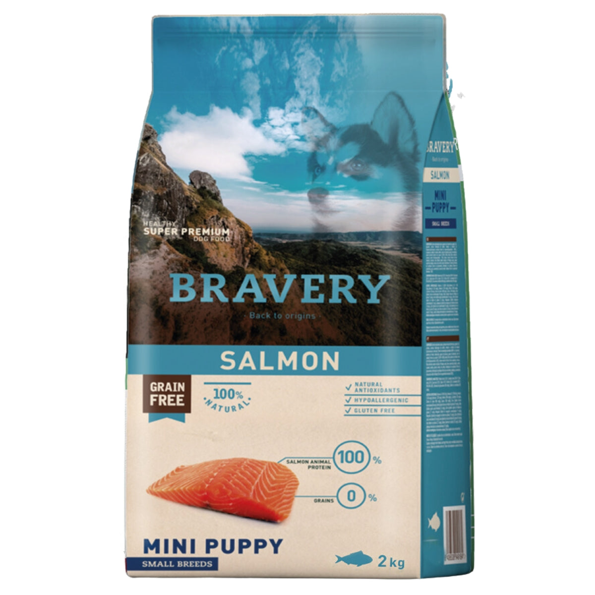 BRAVERY PERRO SALMON MINI PUPPY SMALL BREEDS