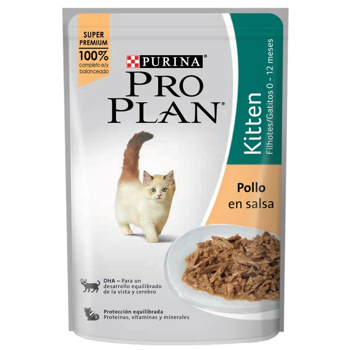 PURINA PROPLAN POUCHE KITTEN POLLO EN SALSA