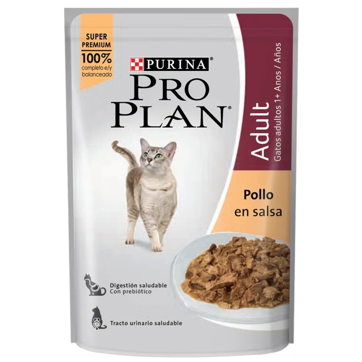 PURINA PROPLAN POUCHE GATO ADULTO POLLO EN SALSA