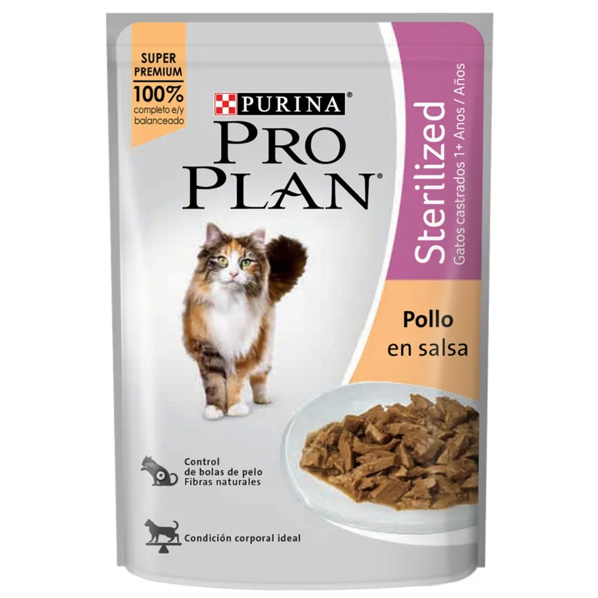 PURINA PROPLAN POUCHE GATO ADULTO POLLO EN SALSA ESTERILIZADO