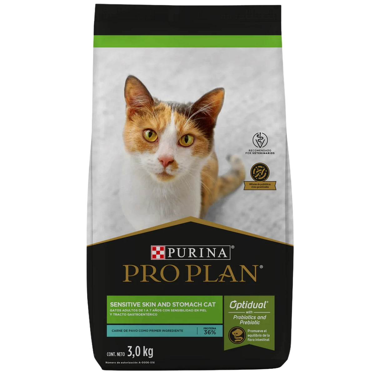 PURINA PROPLAN GATO SENSITIVE SKIN AND STOMACH ADULTOS