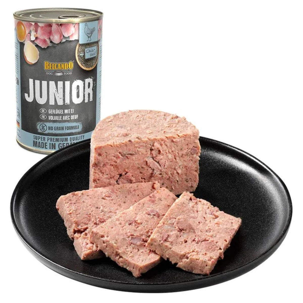 BELCANDO LATA PERRO JUNIOR AVE Y HUEVO