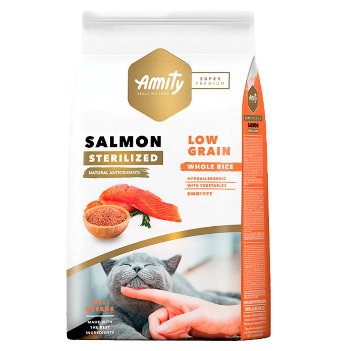 AMITY LOW GRAIN SALMON ADULT CAT STERILIZED
