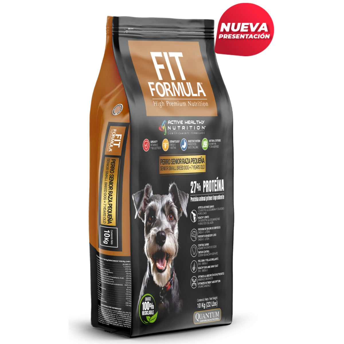 FIT FORMULA PERRO SENIOR RAZAS PEQUEÑAS