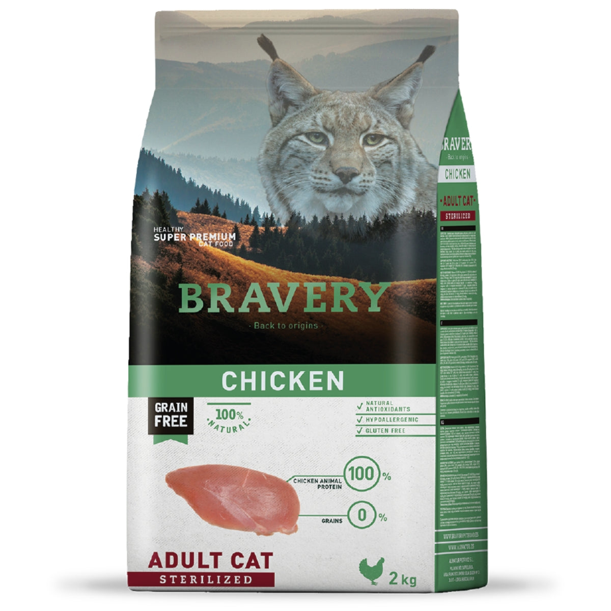 BRAVERY CHICKEN ADULT CAT STERILIZED