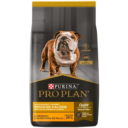 PURINA PROPLAN REDUCED CALORIE RAZAS MEDIANAS Y GRANDES