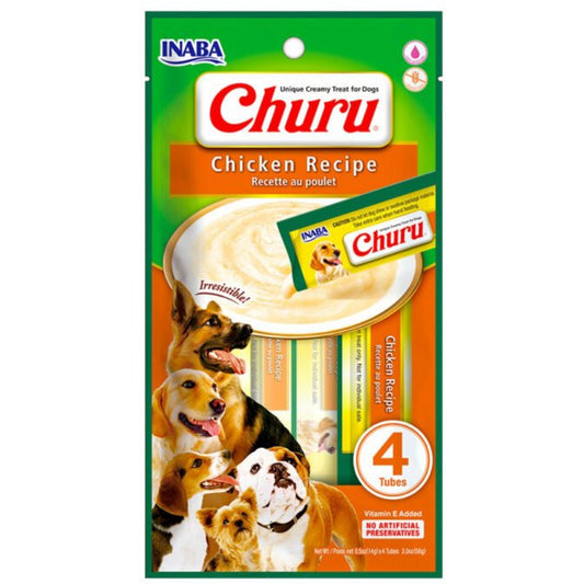 CHURU PERRO POLLO 4 TUBOS