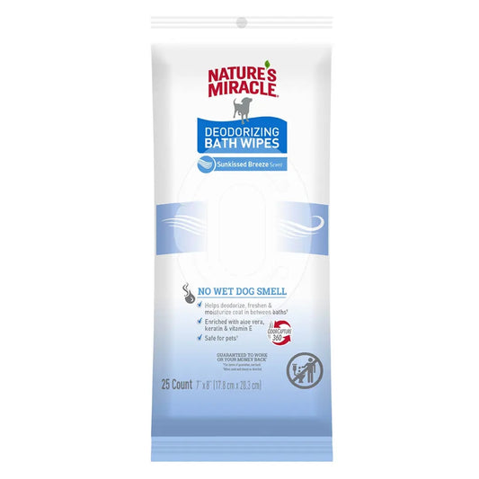 NM PERRO DEODORIZING BATH WIPES – FRESH & CLEAN