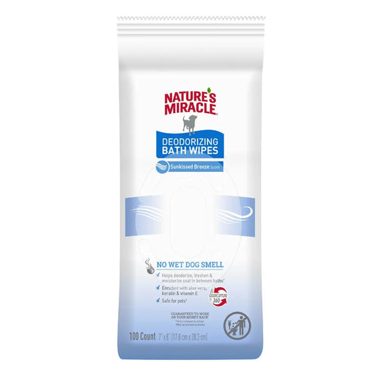 NM PERRO DEODORIZING BATH WIPES – FRESH & CLEAN