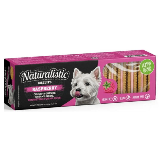 NATURALISTIC PERRO BISCUITS RASPBERRY CREAM