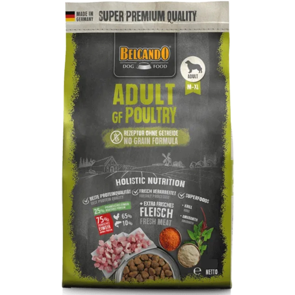 BELCANDO PERRO ADULT GF POULTRY
