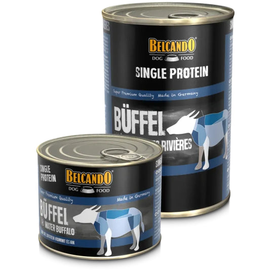 BELCANDO LATA PERRO SINGLE PROTEIN BUFALO DE AGUA