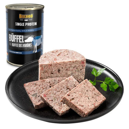 BELCANDO LATA PERRO SINGLE PROTEIN BUFALO DE AGUA